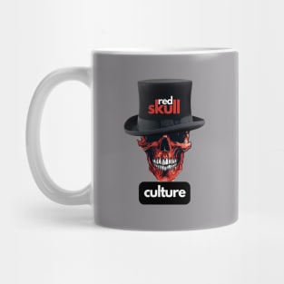 Red Skull Culture, Festival t-shirt, Unisex t-shirt, tees, men's t-shirt, women's t-shirt, summer t-shirt, trendy t-shirt, tees with hats Mug